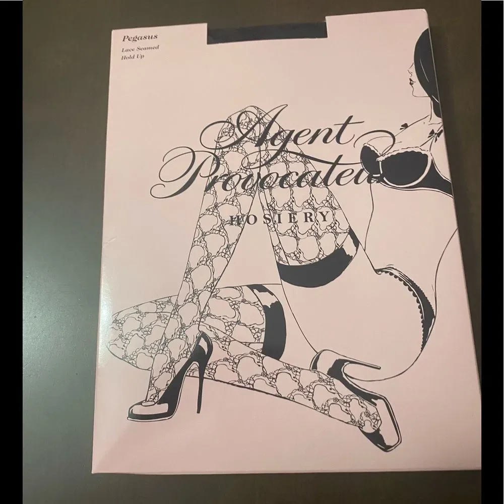 - Agent Provocateur Pegasus Hold Up Hosiery - Picture 6 of 6